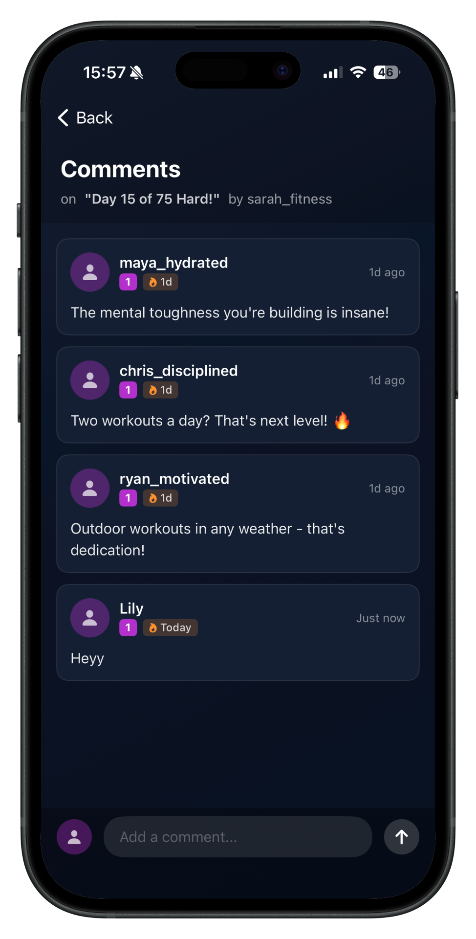 75 Forge diet tracking